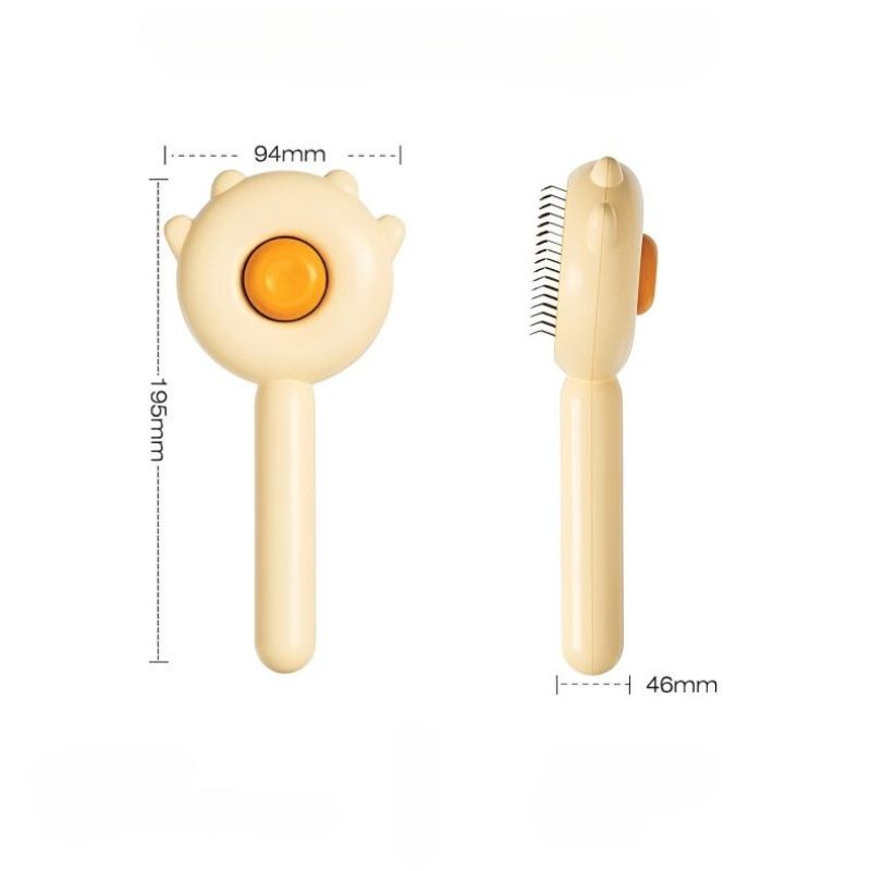 brosse chat poil court avec un design élégant