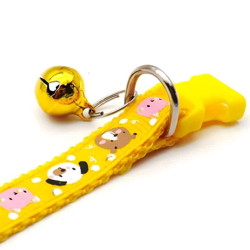 collier pour chat mignon avec clochette