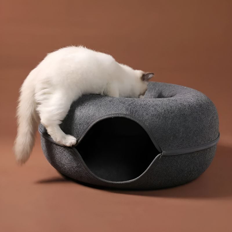 coussin donuts pour chat avec un joli design