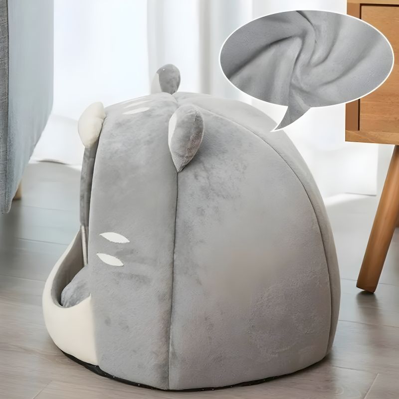coussin doudou pour chat fabriqué avec des matériaux doux