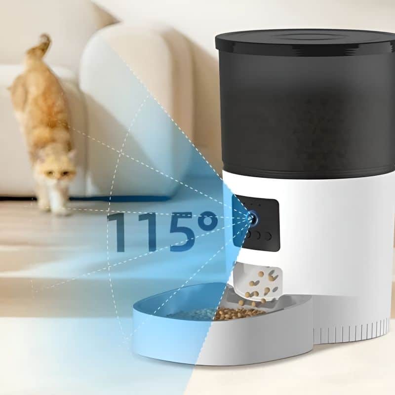 Distributeur de croquettes pour chat avec reconnaissance à puce très efficace