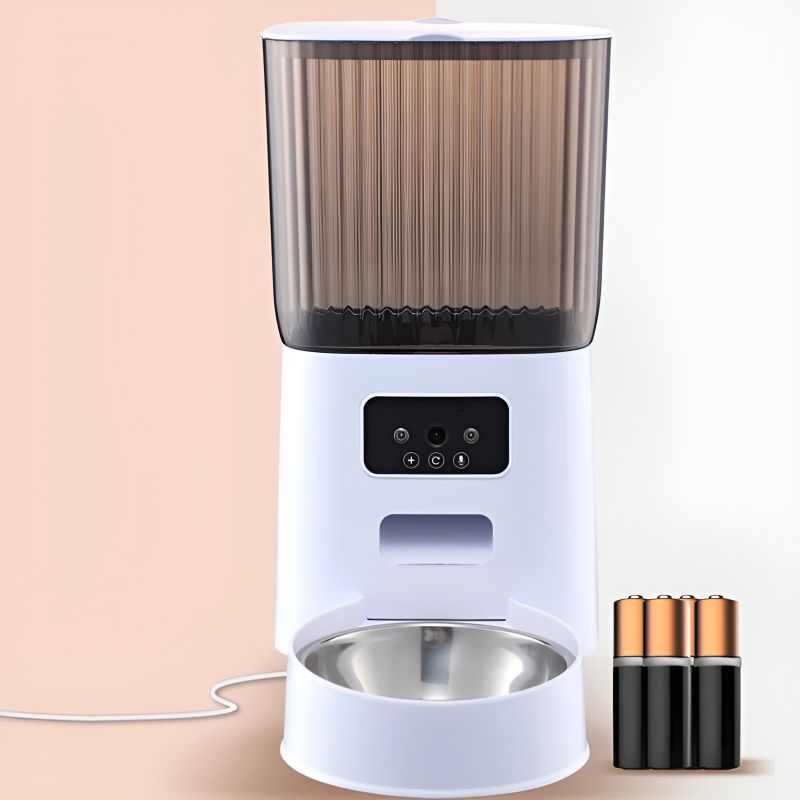 Gamelle connectée pour chat alimentée par l'électricité