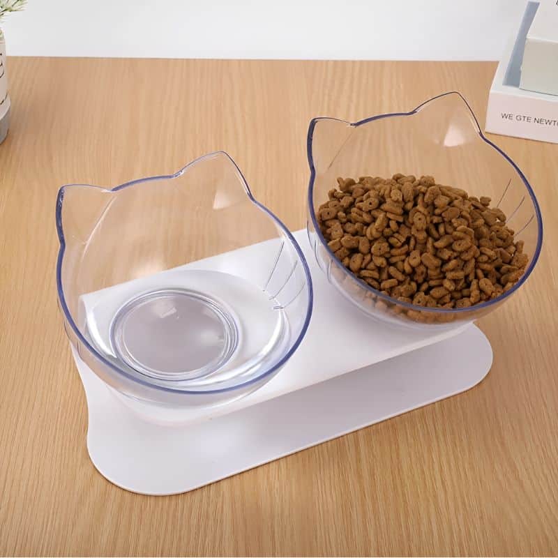 Gamelle pour chat surélevée très pratique et durable