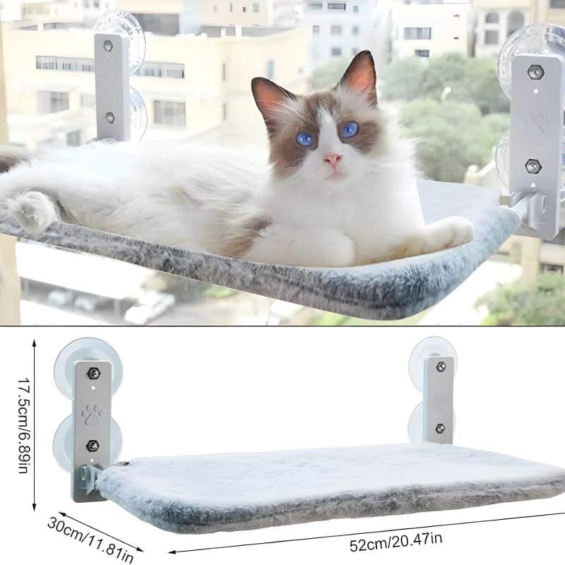 hamac chat velux design avec chat couché dessus