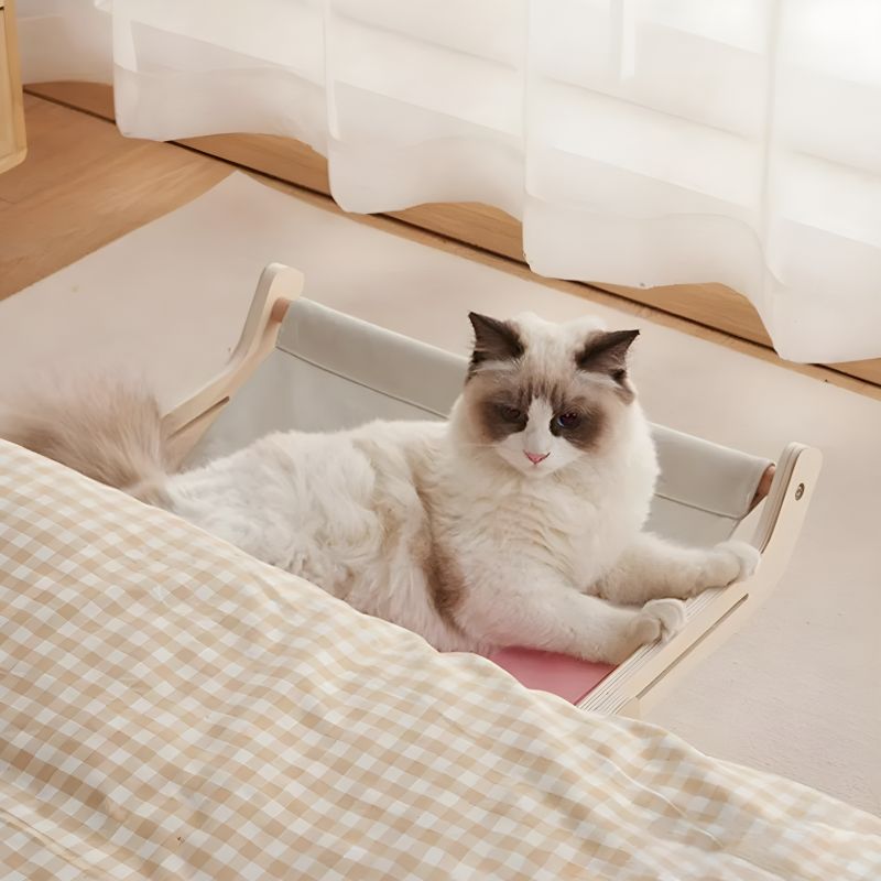 Lit pour chat à accrocher au lit douillet