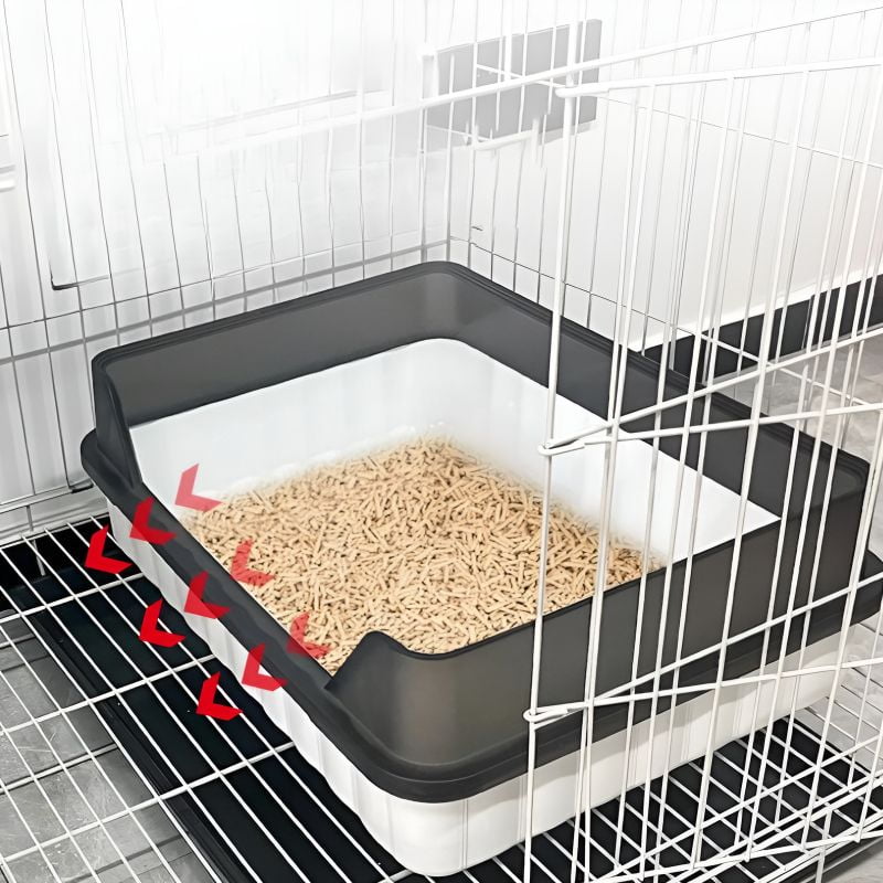 litiere chat design avec une bonne aération