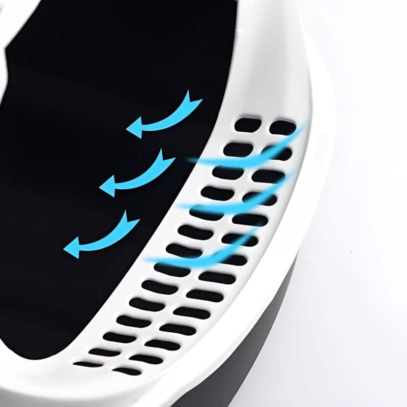 litiere exterieur pour chat bien aéré pour le confort du chat