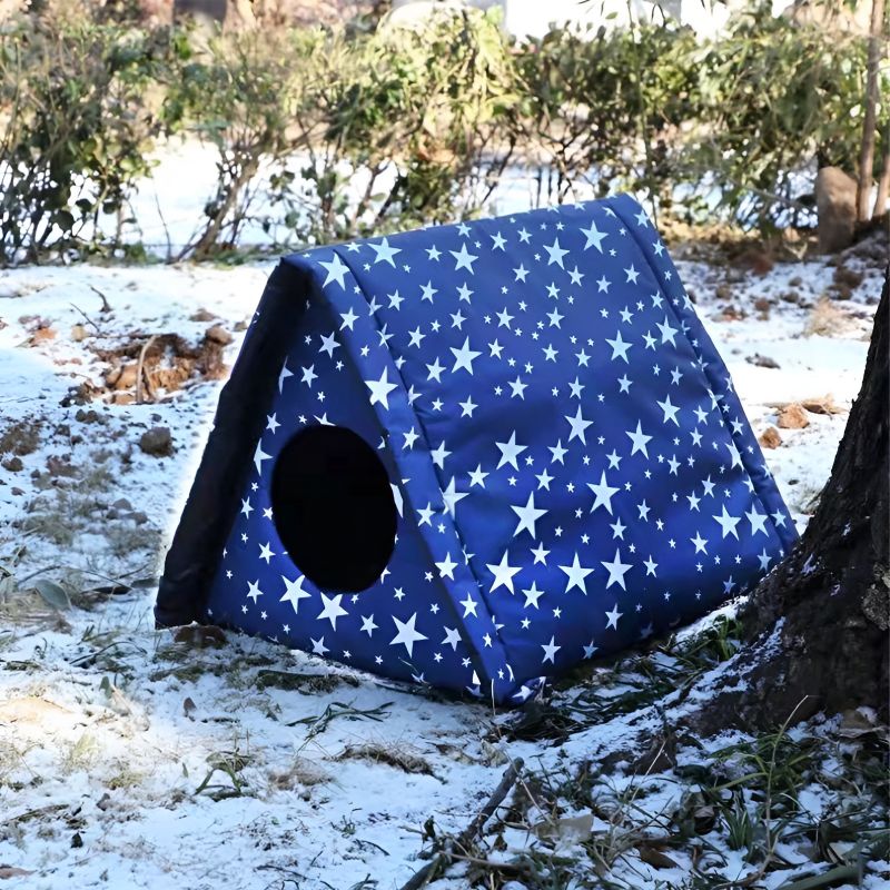 niche pour chat extérieur idéale toute saison