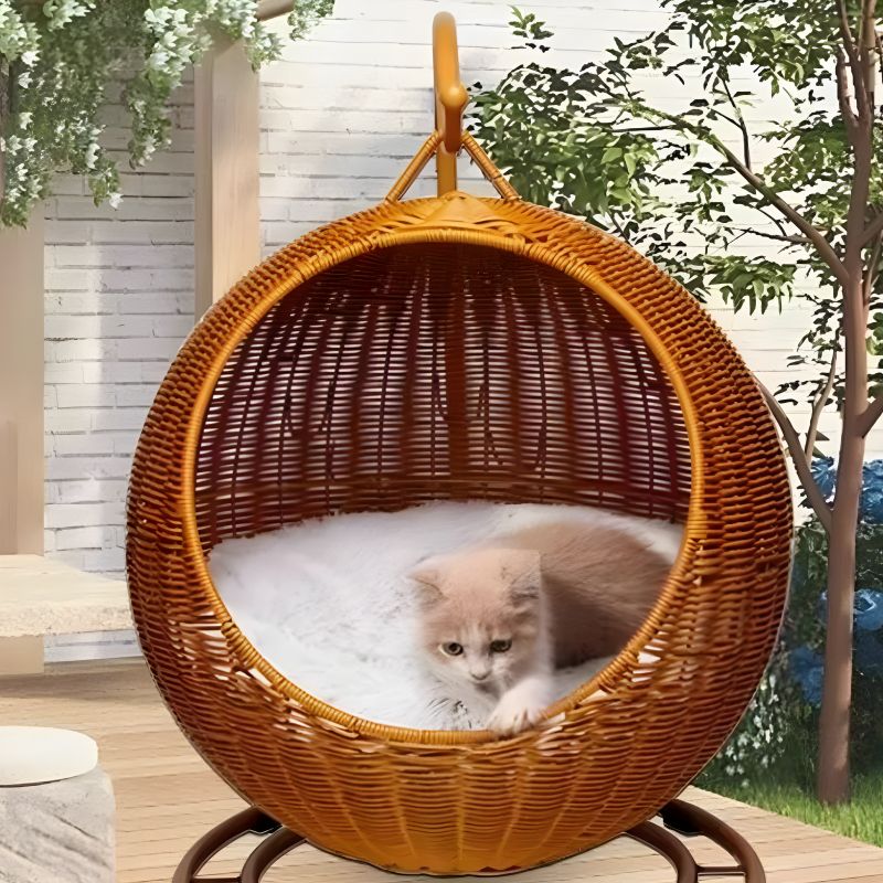 panier boule chat confortable