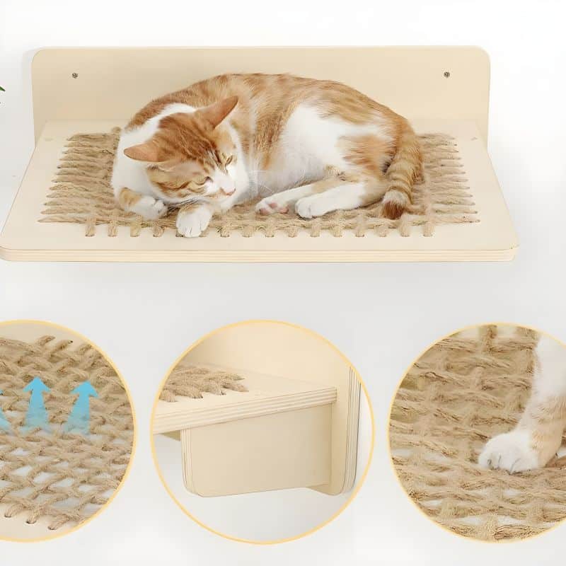 panier chat mural très résistant et très pratique