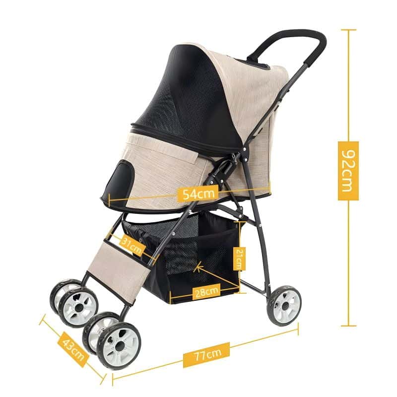 poussette pour chat avec un joli design