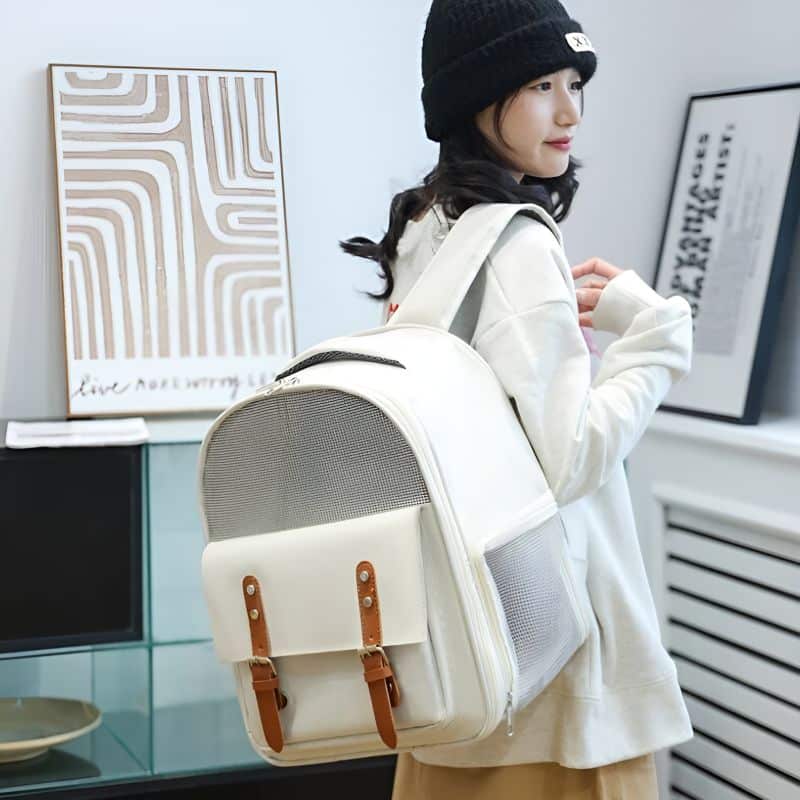 sac a dos chat idéal pour transporter son chat lors d'une sortie