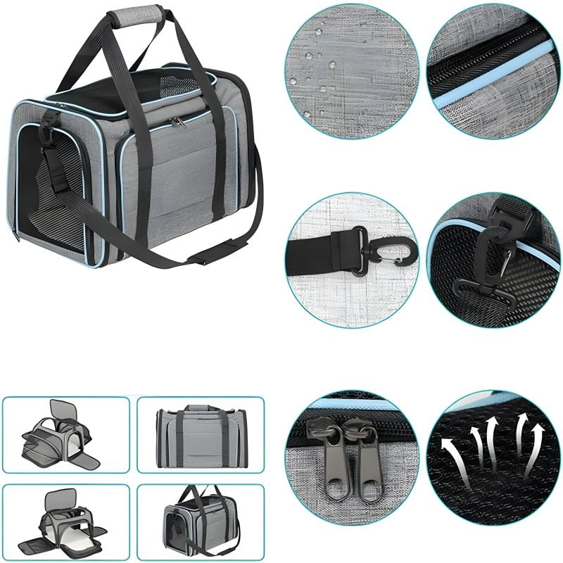 sac de transport pour chat xxl pratique pour transporter en toute sécurité son chat