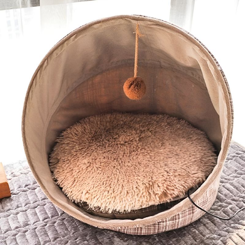 tapis chauffant chat avec possibilité de le mettre dans le nid de votre chat