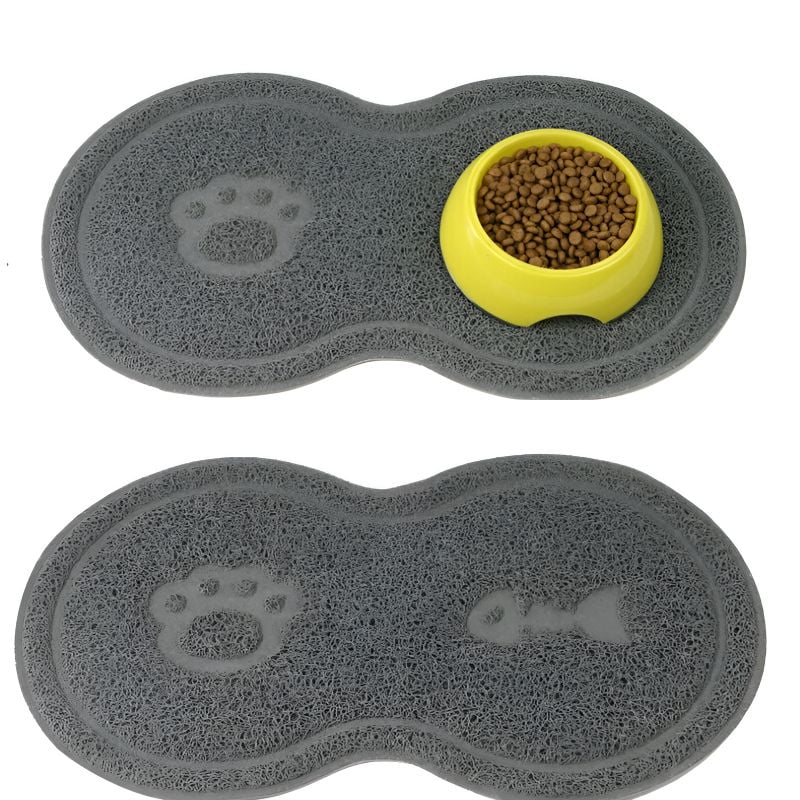 tapis gamelle chat avec un joli motif