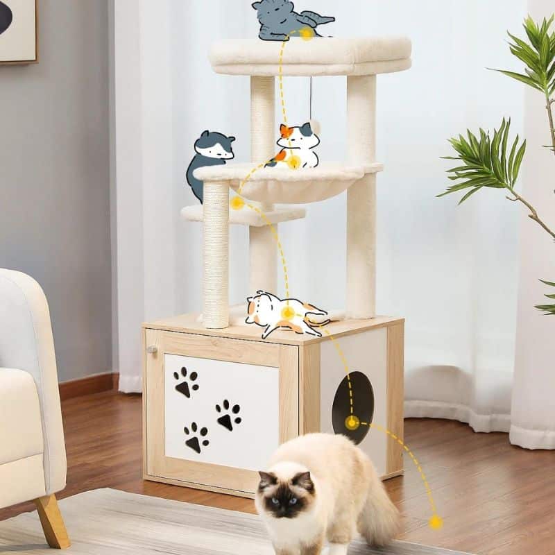 arbre a chat litiere pratique et durable