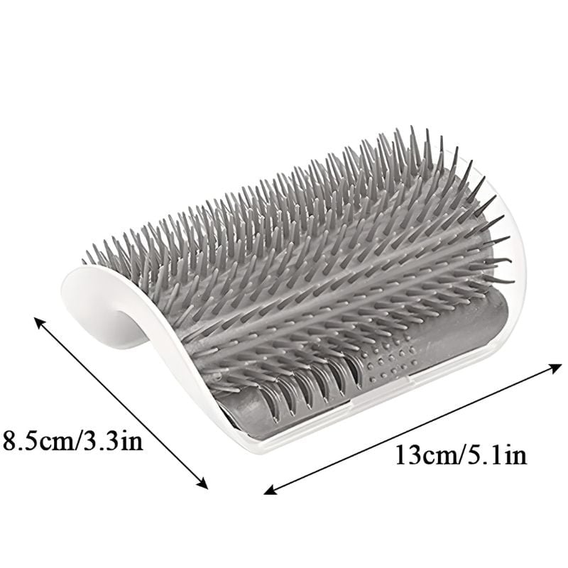 Brosse de toilettage autonome pour chat avec un joli design