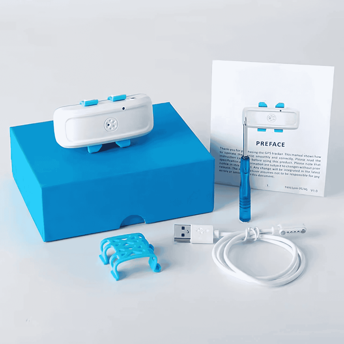 Puce GPS pour chat longue distance 4G packaging