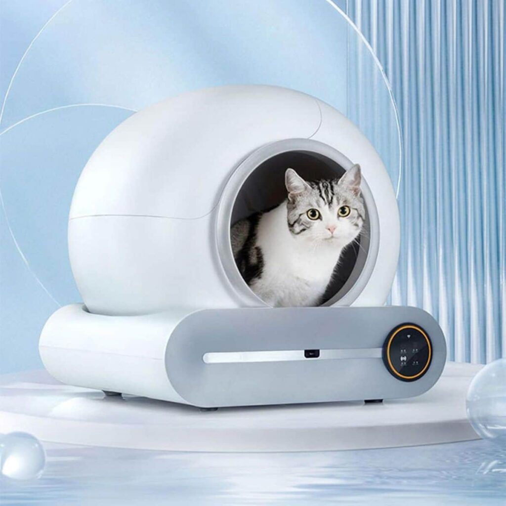 litière autonettoyante pour chat