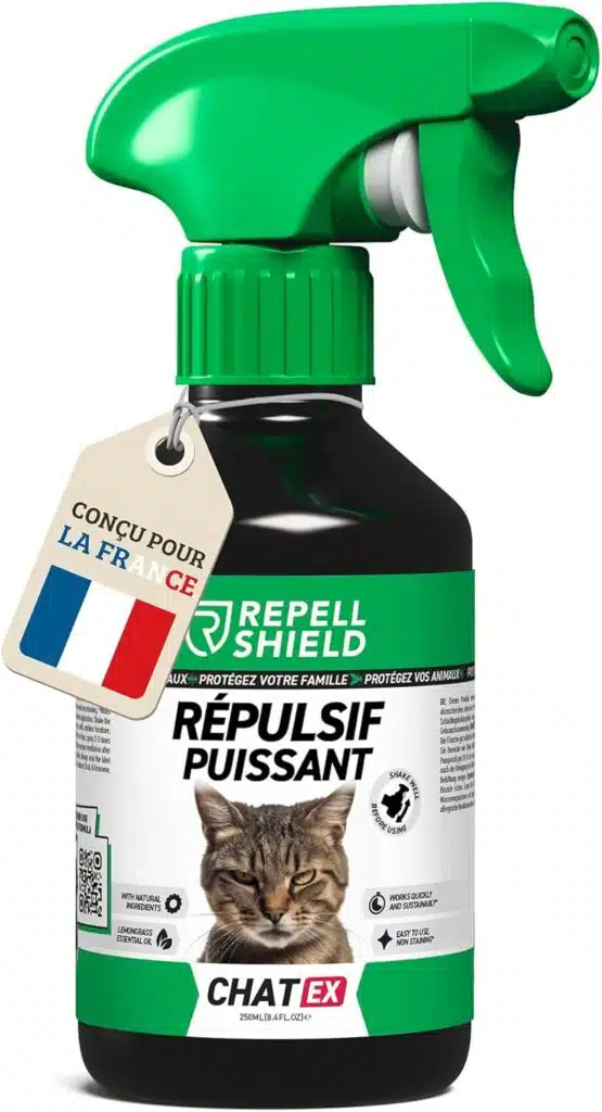 RepellShield® Spray Répulsif Chat Naturel