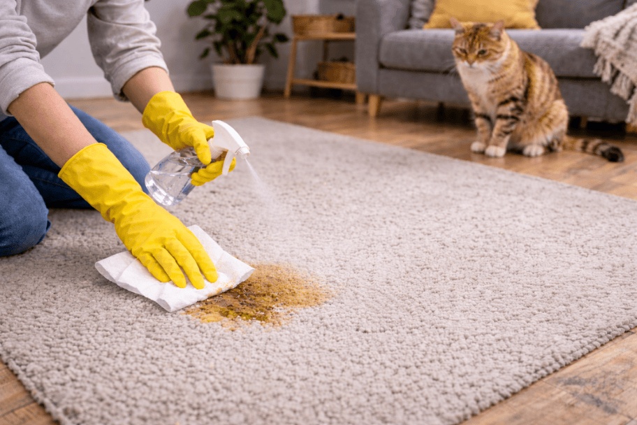 Astuces pour enlever l’odeur de pipi de chat efficacement