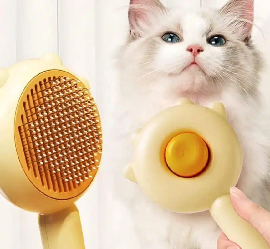 Brosse anti-poils pour chat