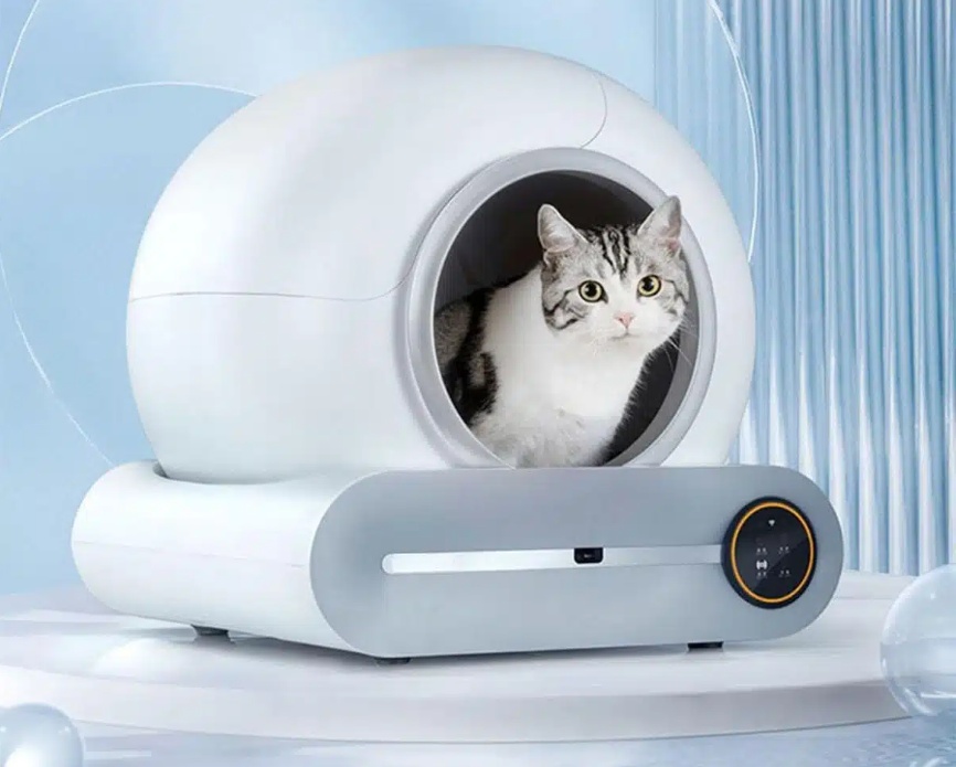 Litière pour chat autonettoyante